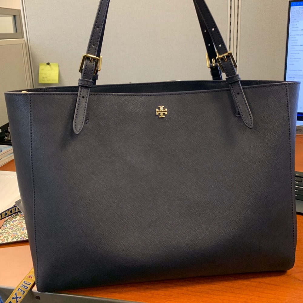 Tory Burch tote navy blue